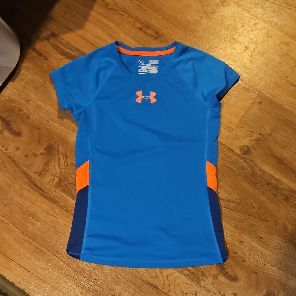 Under Armour Girls T Shirt Size YSM